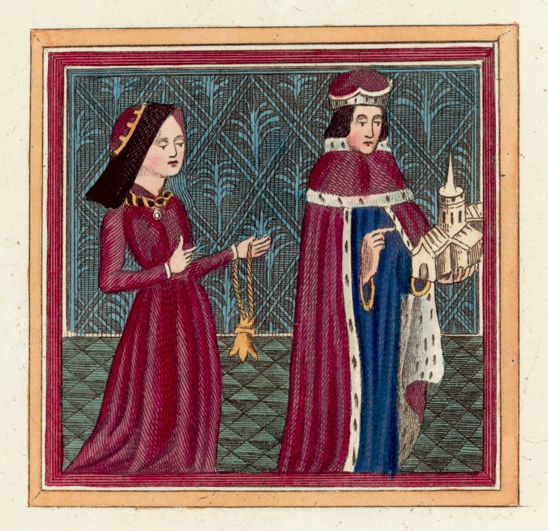 Humphrey Herzog von Gloucester und seine zweite Frau, Eleanor Cobham von English School