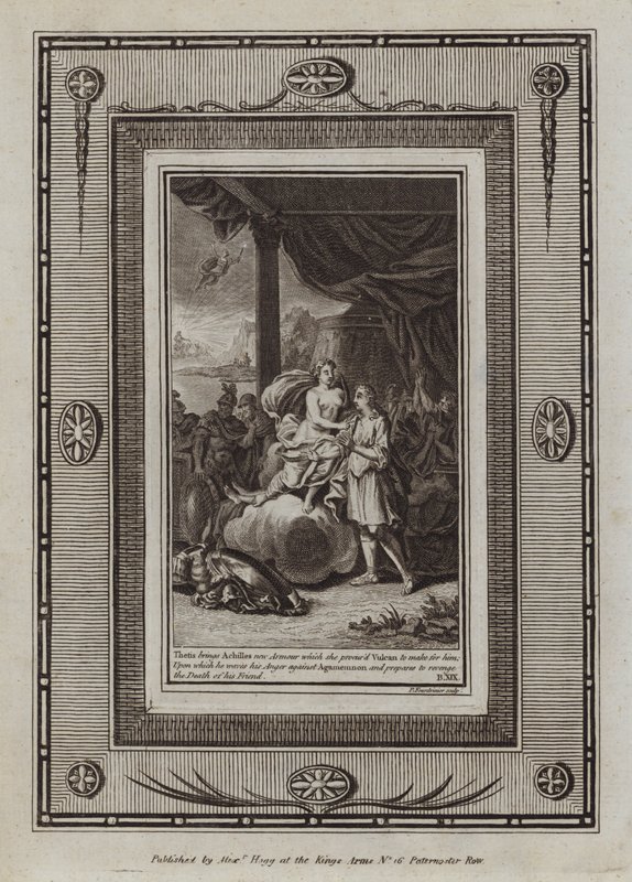 Illustration zur Ilias von Homer von English School