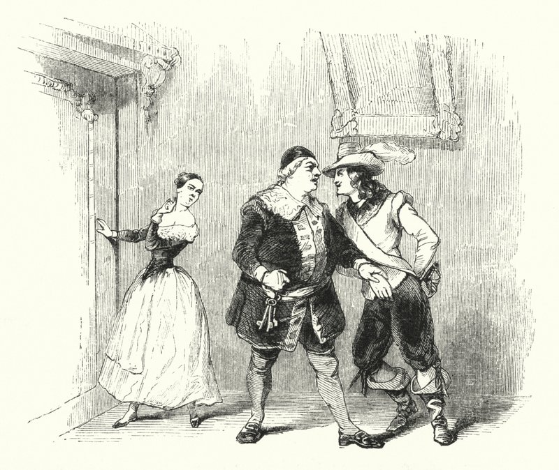 Illustration für Der Barbier von Sevilla von Rossini (Stich) von English School