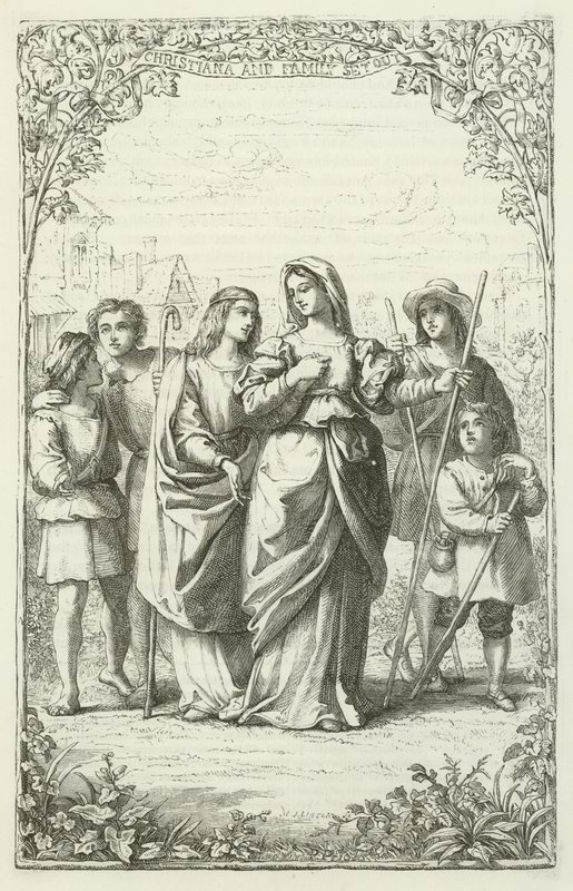 Illustration für Die Pilgerreise von John Bunyan von English School