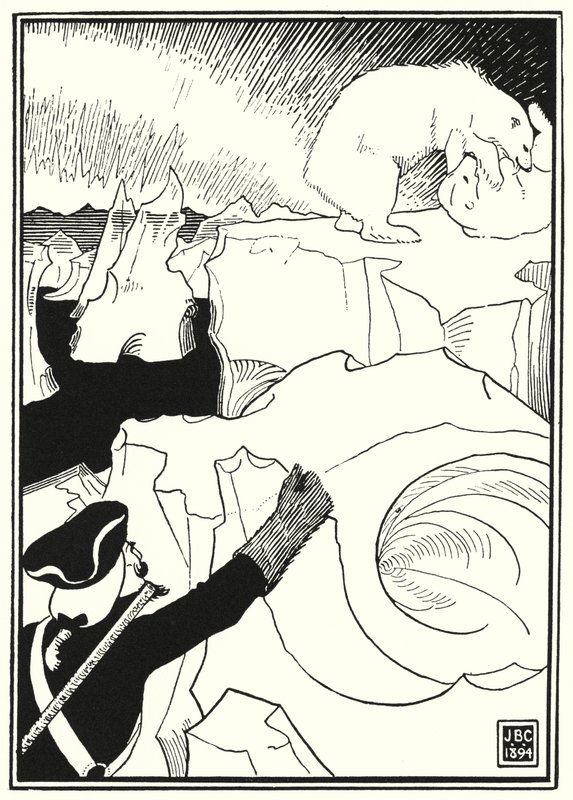 Illustration für die Abenteuer des Baron Münchhausen von English School