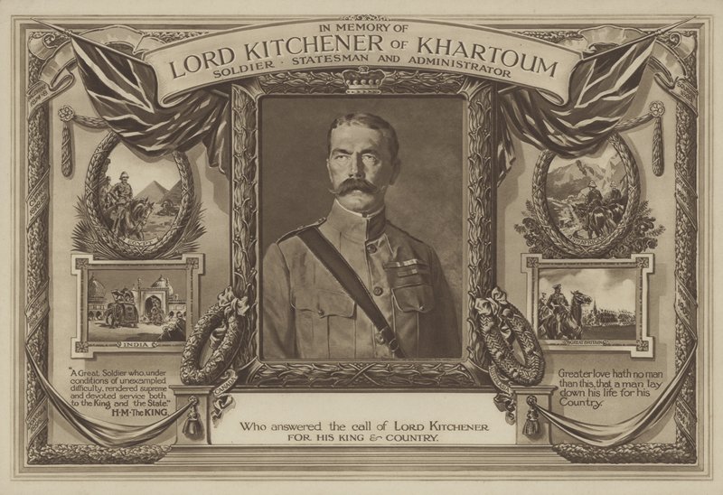 Zum Gedenken an Lord Kitchener von Khartum von English School