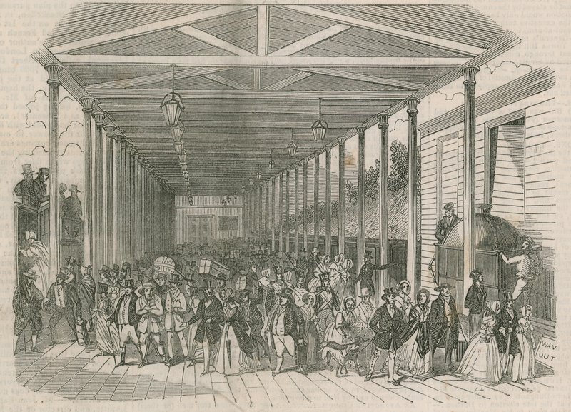 Innenraum des Great Western Railway Terminals von English School