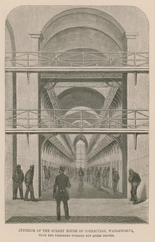 Innenansicht des Surrey House of Correction von English School