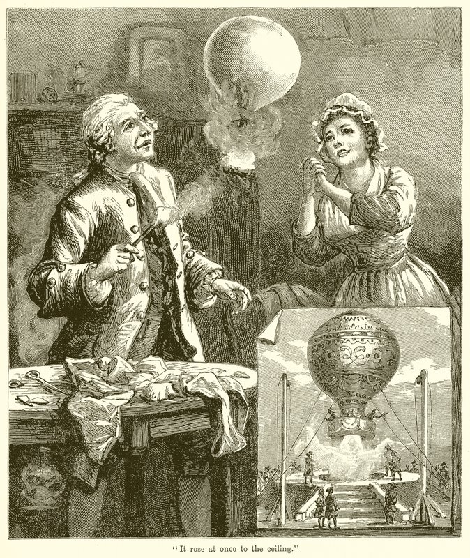 Es stieg sofort zur Decke auf von English School