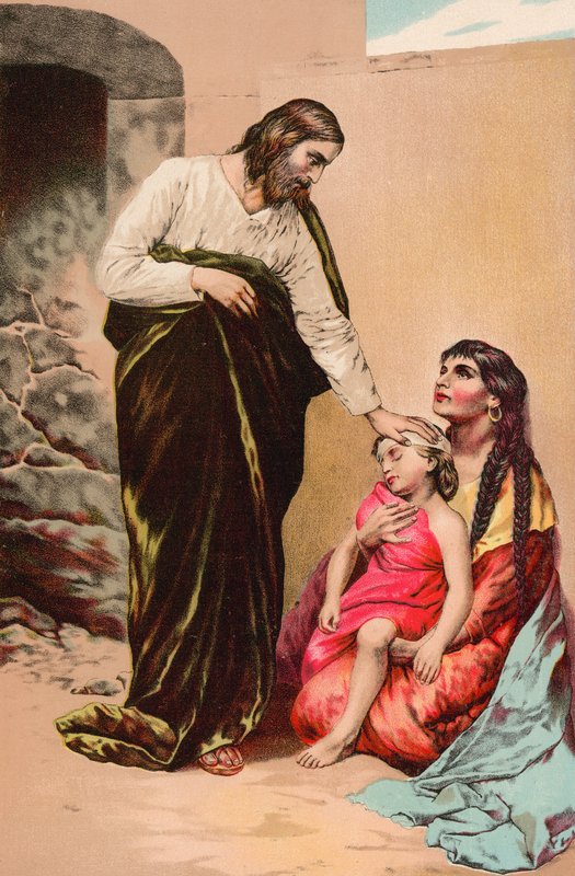 Jesus der Heiler aller Krankheiten von English School