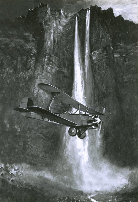 Jim Angels Entdeckung der später sogenannten Angel Falls in Venezuela von English School