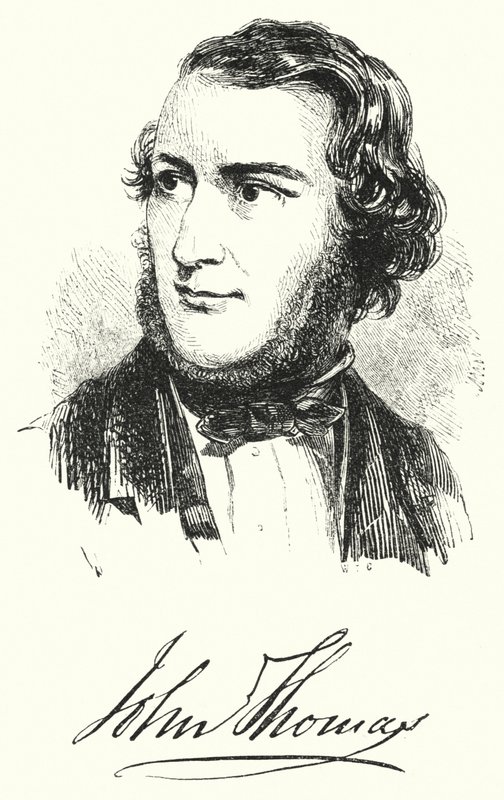 John Thomas, der bekannte Bildhauer und Modellierer (Gravur) von English School