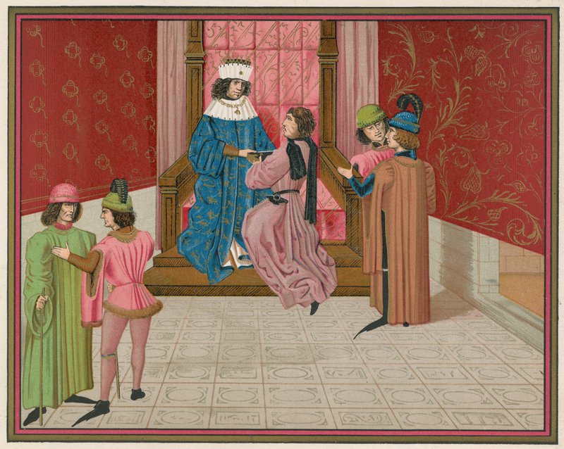 König Edward IV und Richard Herzog von Gloucester von English School