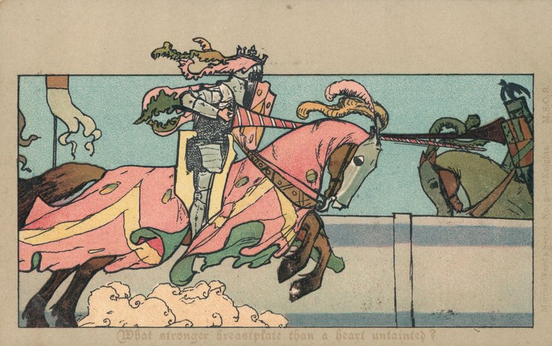 Ritter zu Pferd von English School