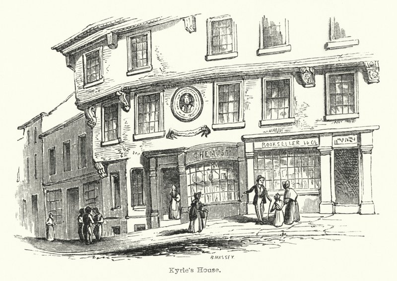 Kyrles Haus (Gravur) von English School