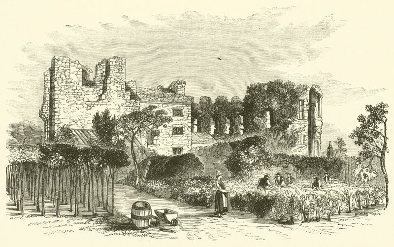 Leicester Abtei (Stich) von English School