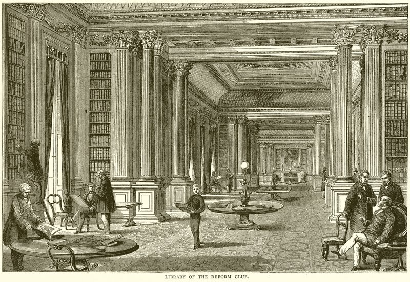 Bibliothek des Reform Clubs von English School