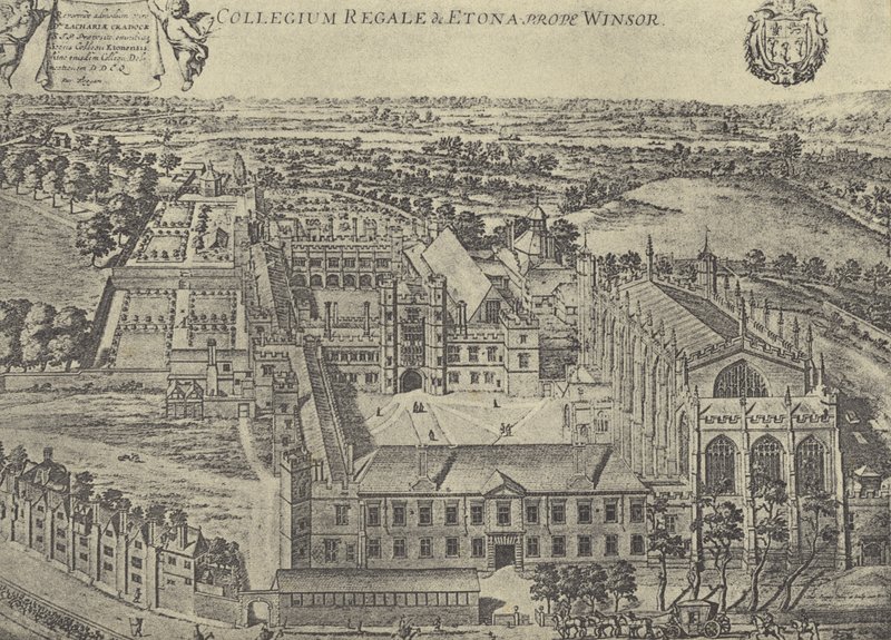 Loggans Druck, um 1685 (Gravur) von English School