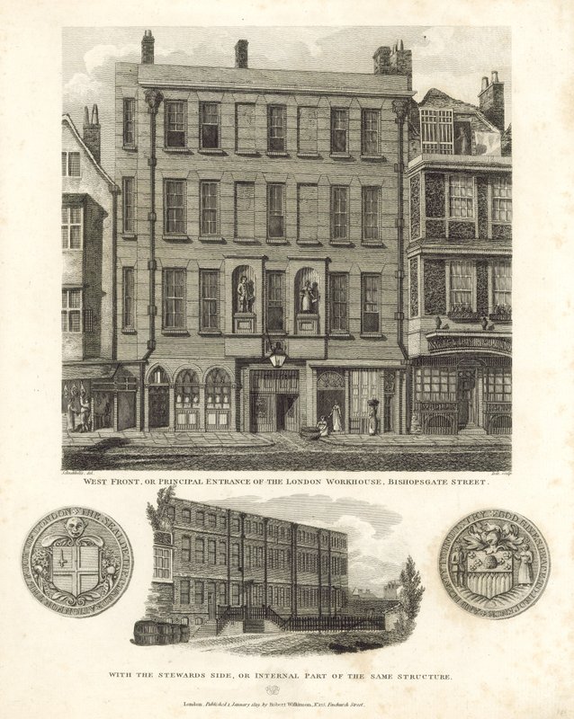 London Arbeitshaus, Bishopsgate Street von English School