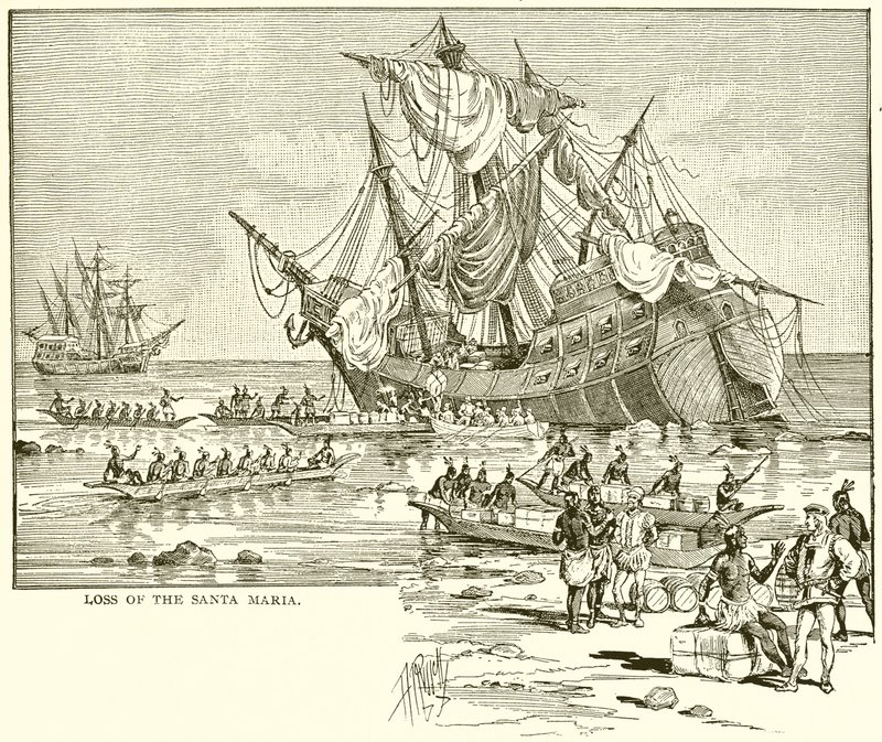 Verlust der Santa Maria von English School