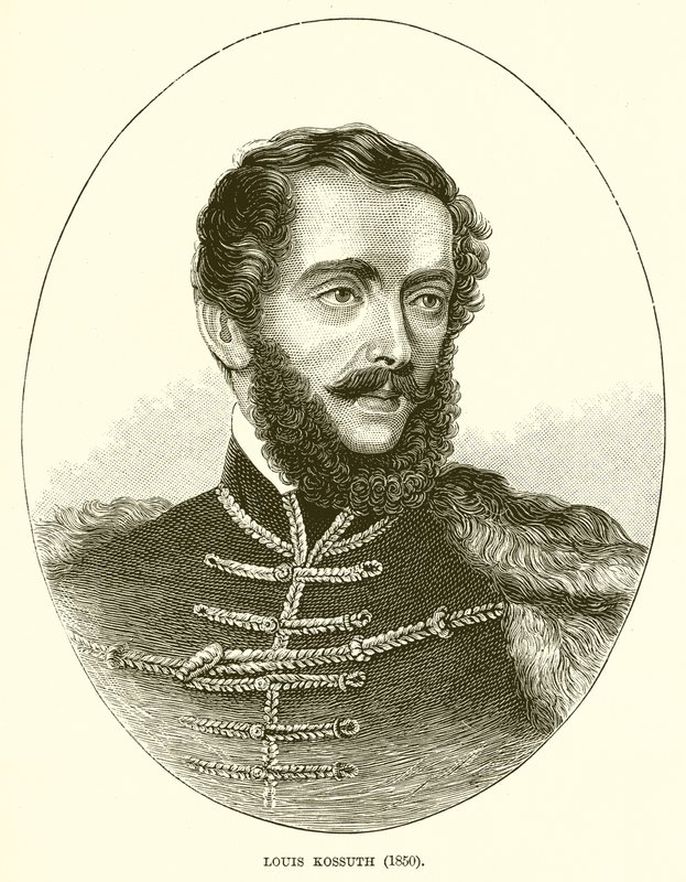 Louis Kossuth (1850) von English School