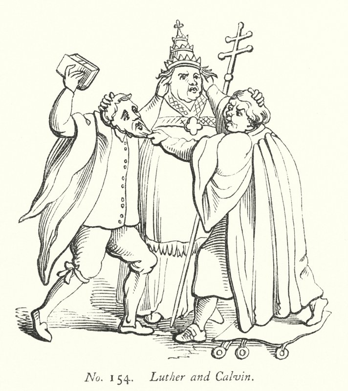 Luther und Calvin von English School