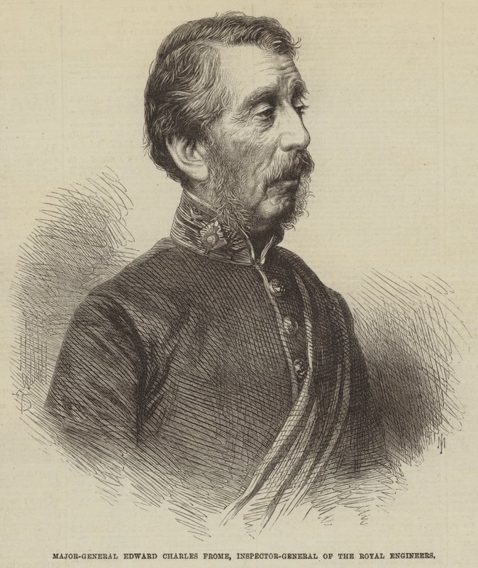 Generalmajor Edward Charles Frome, Generalinspekteur der königlichen Ingenieure von English School
