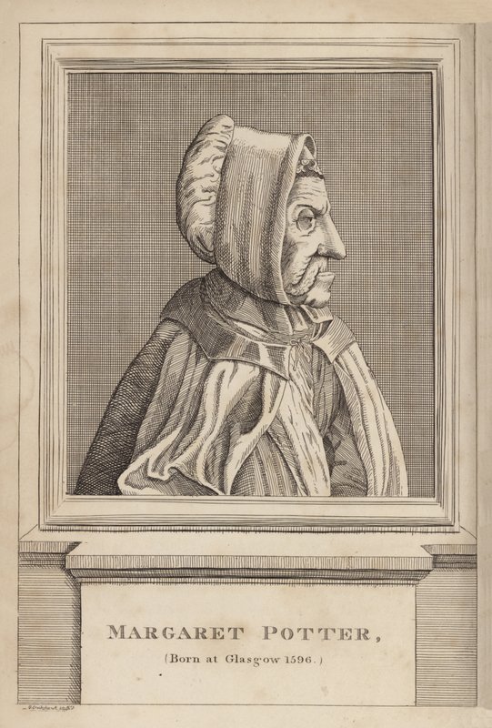 Margaret Potter, geboren in Glasgow 1596 von English School