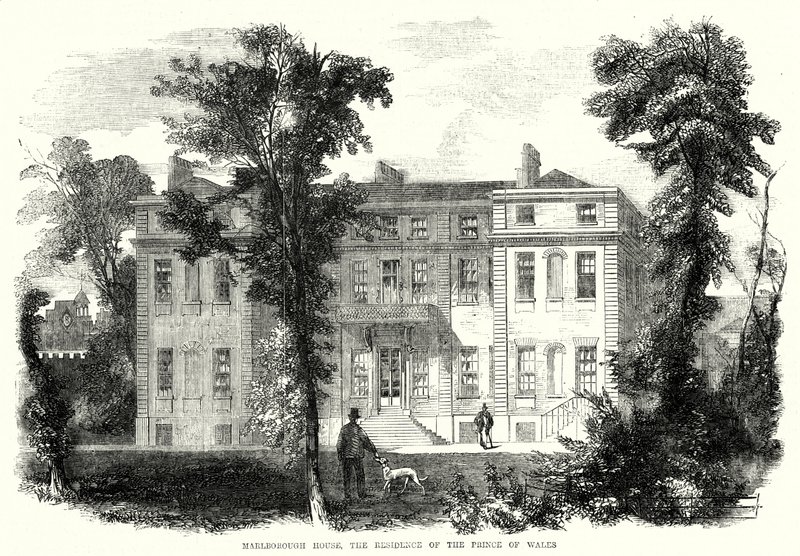 Marlborough House, die Residenz des Prinzen von Wales (Stich) von English School