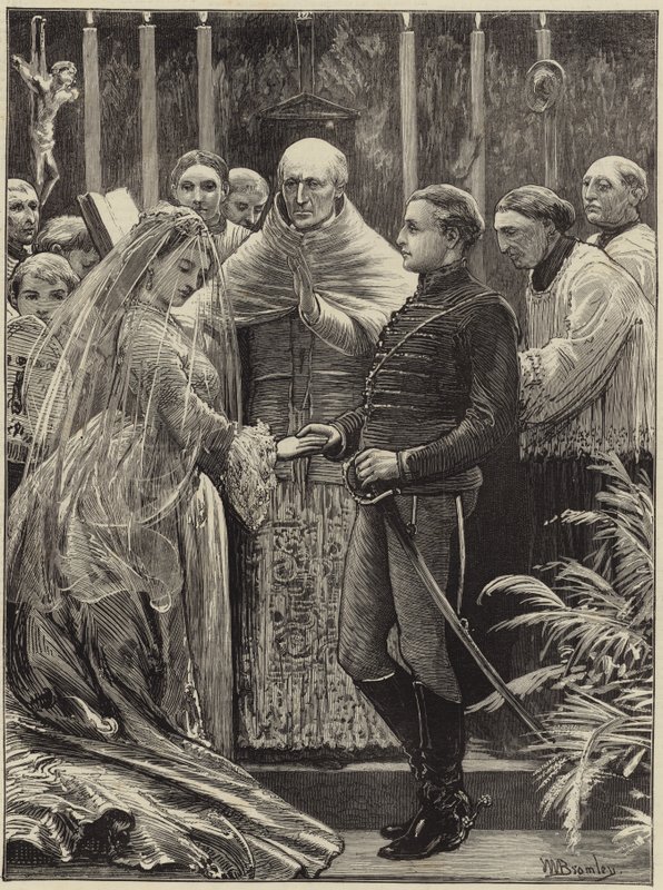 Hochzeit von Miss Fox und Prinz Liechtenstein in der Pro-Kathedrale von English School