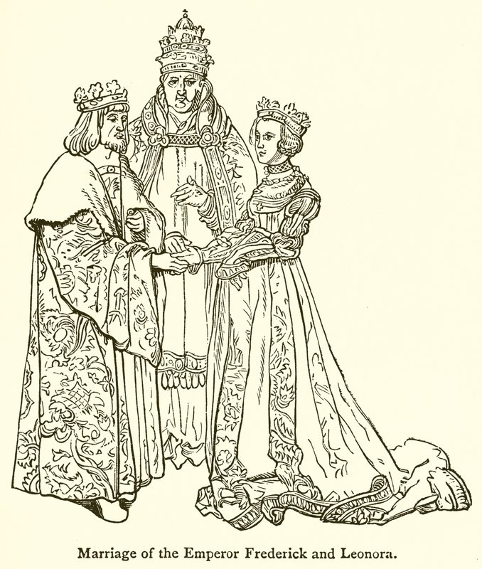 Heirat des Kaisers Friedrich und Leonora von English School