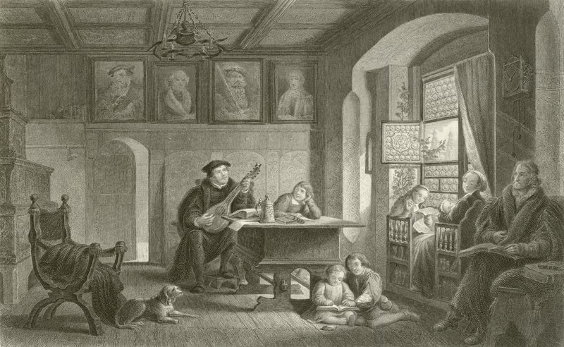 Martin Luthers Haus in Wittenberg von English School