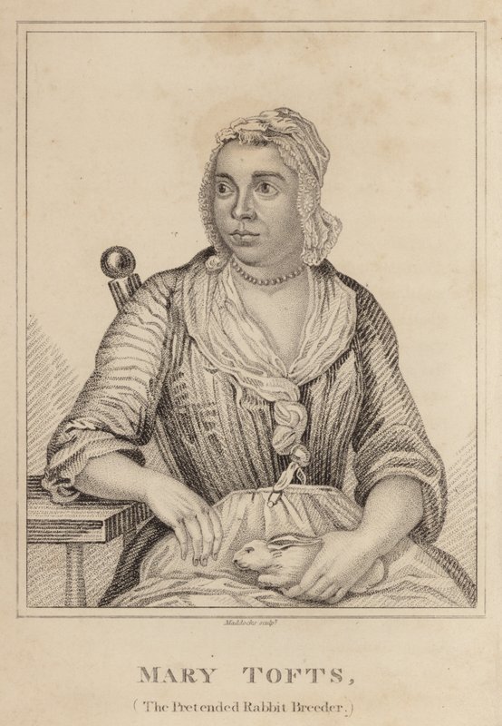 Mary Tofts, Die Vorgebliche Kaninchenzüchterin von English School