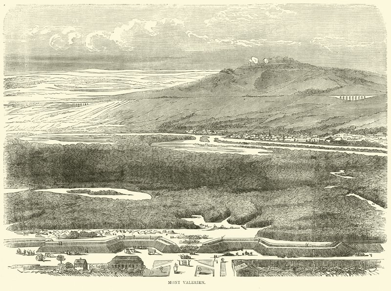 Mont Valérien, September 1870 von English School