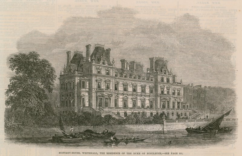 Montagu House in Whitehall von English School