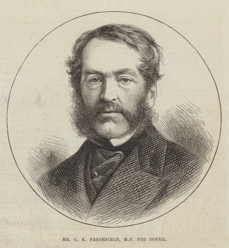 Herr C K Freshfield, Abgeordneter für Dover (Stich) von English School