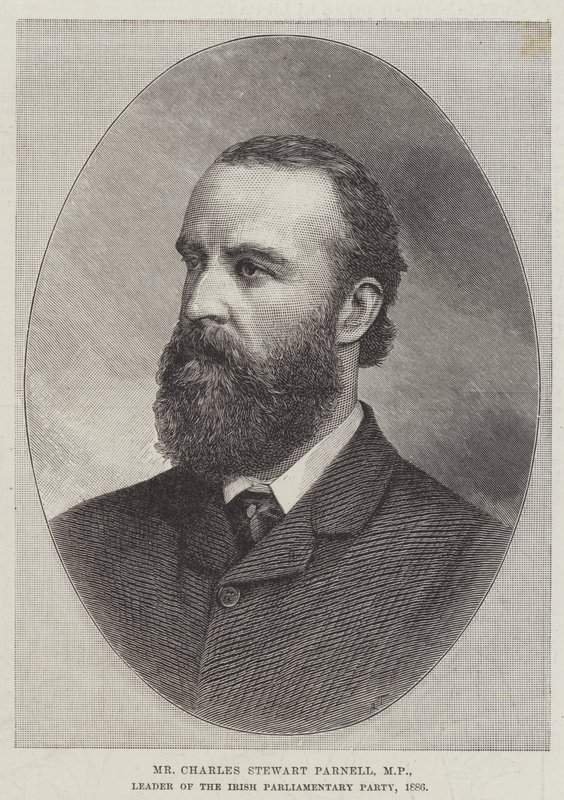 Herr Charles Stewart Parnell, MP, Führer der irischen Parlamentspartei von English School