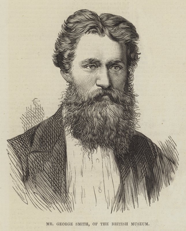 Herr George Smith, vom British Museum (Stich) von English School