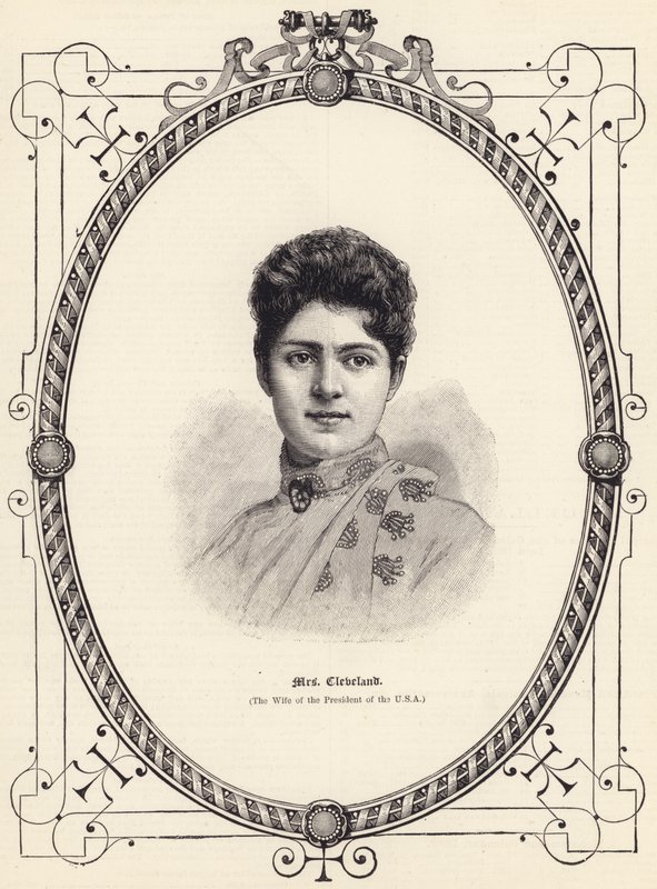 Mrs Cleveland (die Frau des Präsidenten der USA) von English School