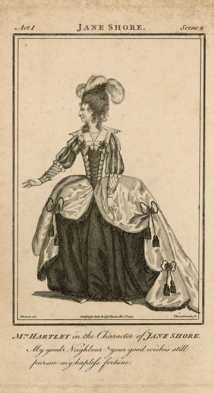 Mrs. Hartley als Jane Shore von English School