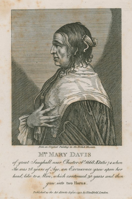Mrs. Mary Davis aus Great Saughall bei Chester, 1668 von English School
