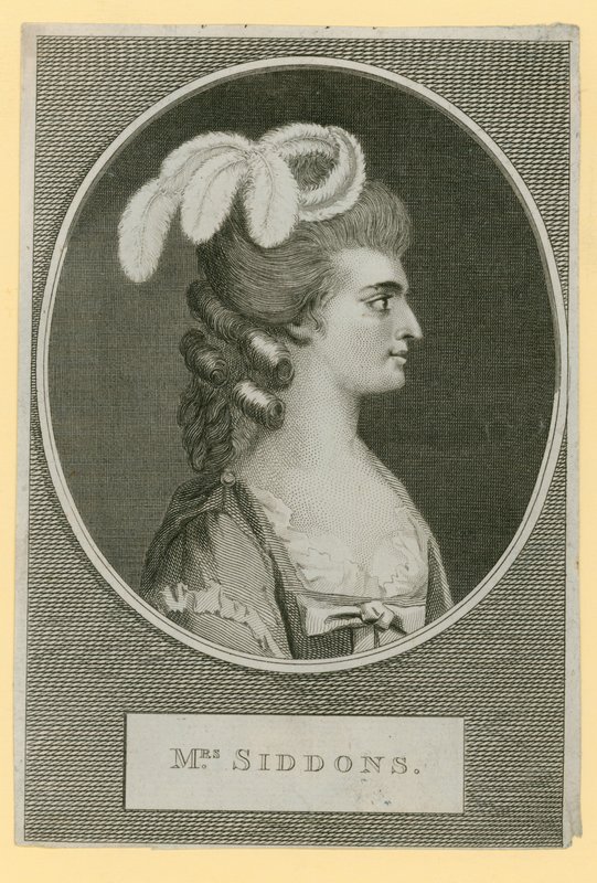 Mrs Sarah Siddons, Schauspielerin von English School