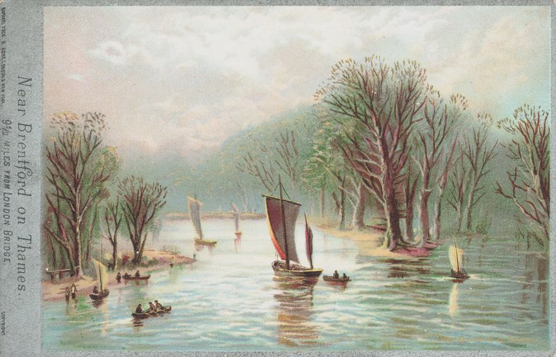 In der Nähe von Brentford am Fluss Thames von English School