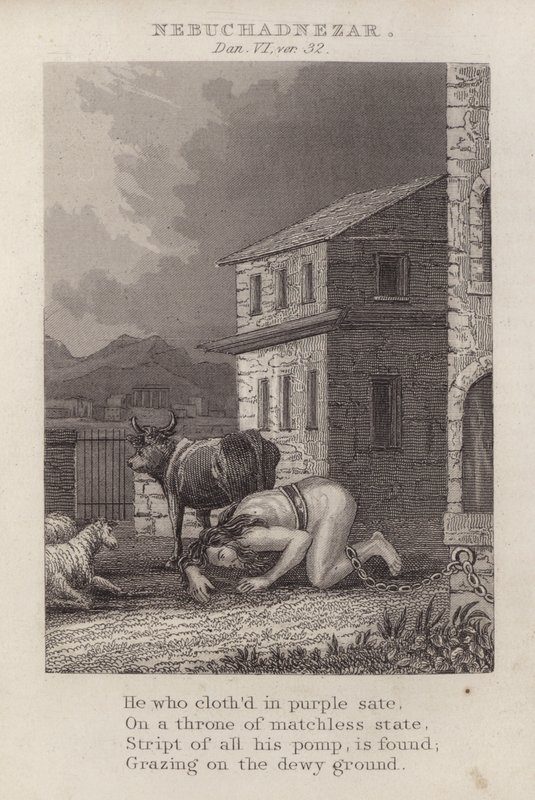 Nebukadnezar, Daniel VI, Vers 32 von English School