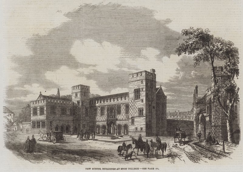Neue Schulgebäude am Eton College von English School