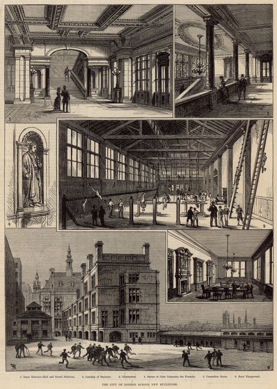 Neue Gebäude der City of London School von English School