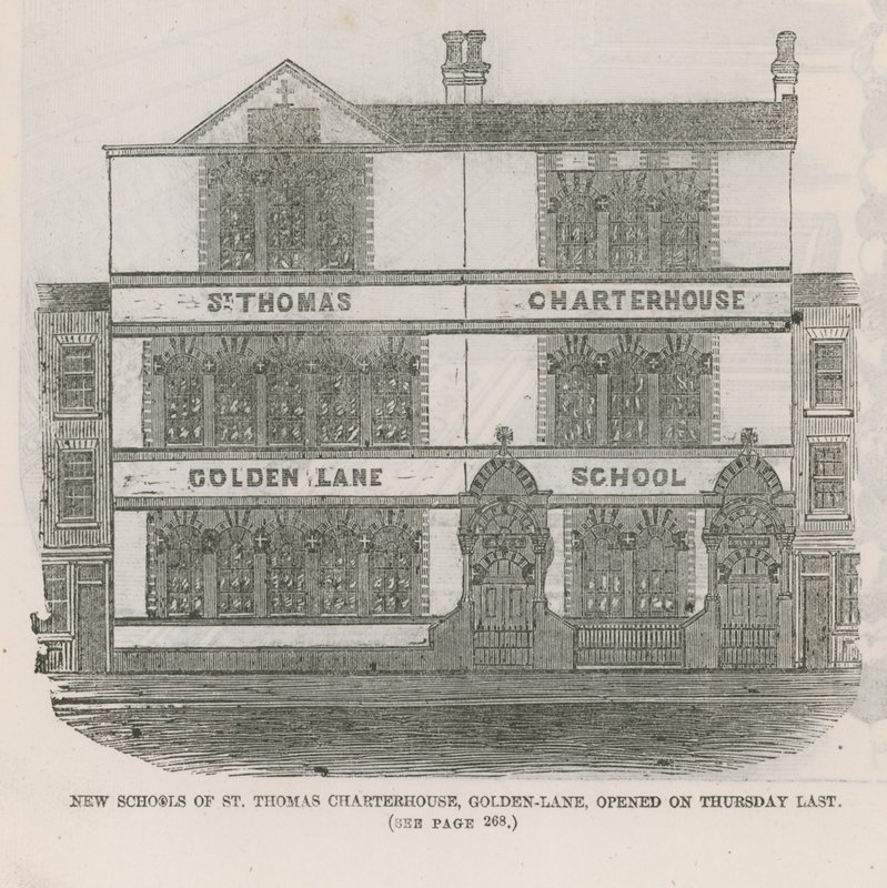 Neue Schulen von St. Thomas Charterhouse von English School