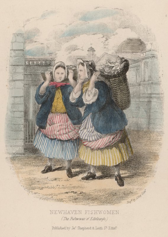Fischfrauen von Newhaven, Edinburgh von English School
