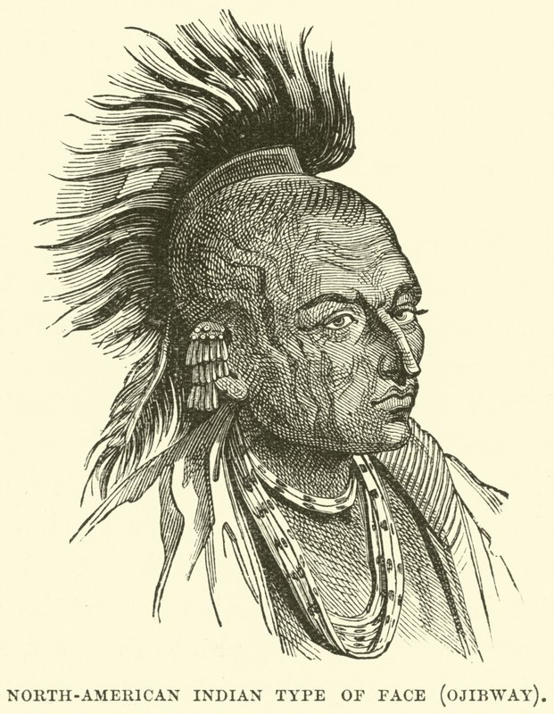 Nordamerikanischer Indianertyp, Ojibway von English School