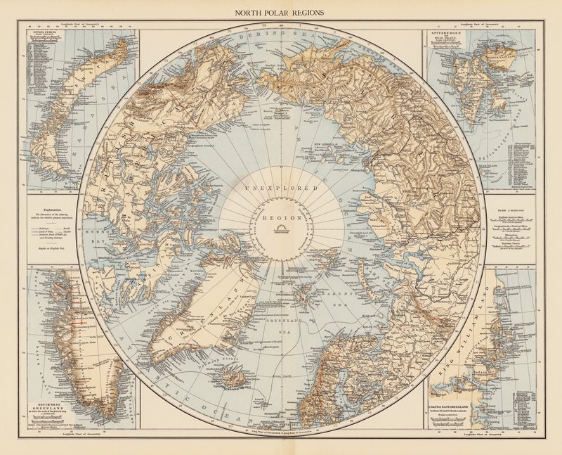 Nordpolargebiete von English School