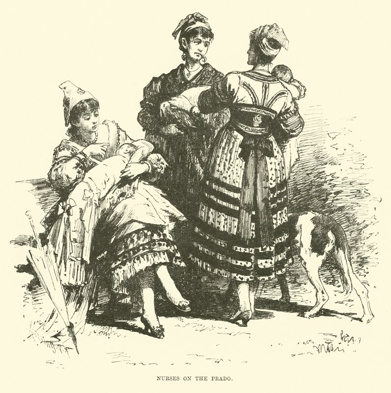 Krankenschwestern auf dem Prado von English School