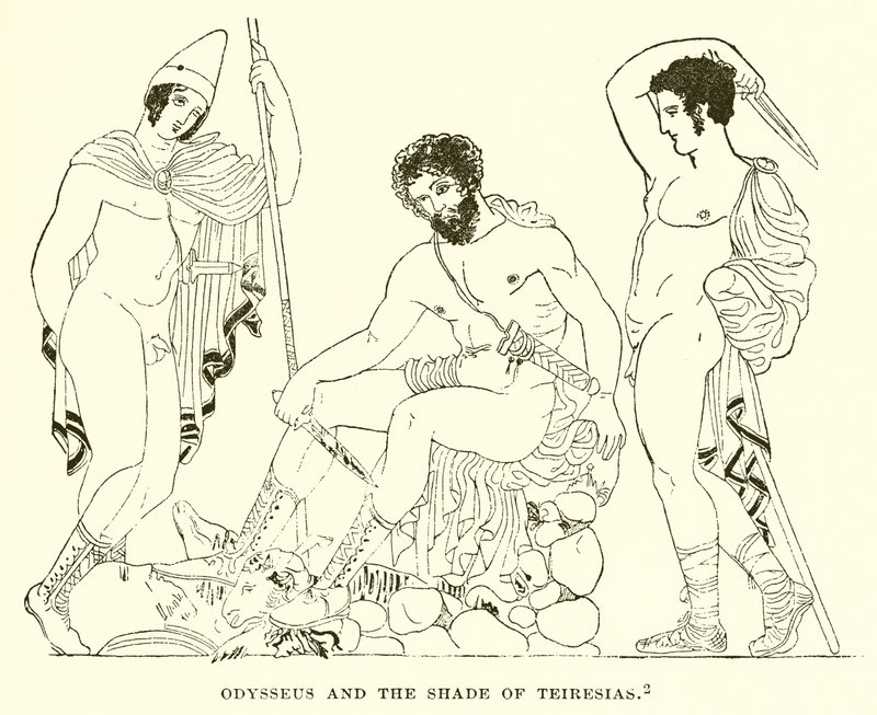 Odysseus und der Schatten von Teiresias von English School