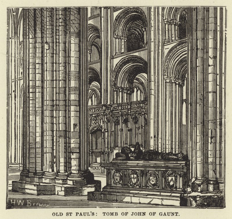 Alte St. Pauls, Grab von John of Gaunt von English School