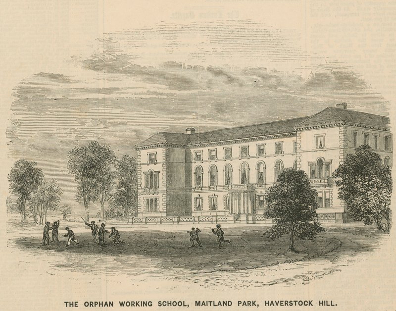 Waisenarbeitsschule in Maitland Park, Haverstock Hill von English School